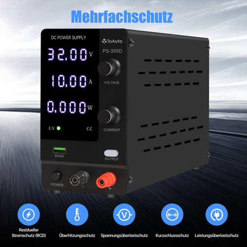 Netzgerät 30v 10a - 0-30v, 10a/6a
