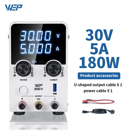Wep 30v regelbares - 0-5a, dc