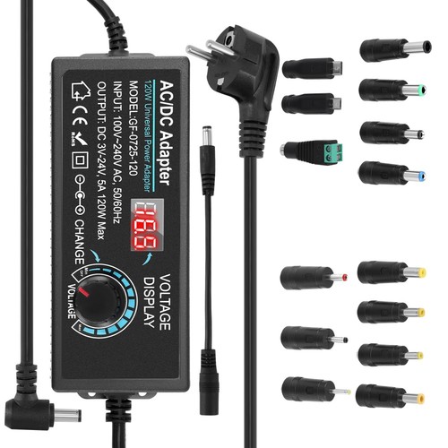 24v einstellbares netzteil - 3v-24v,
