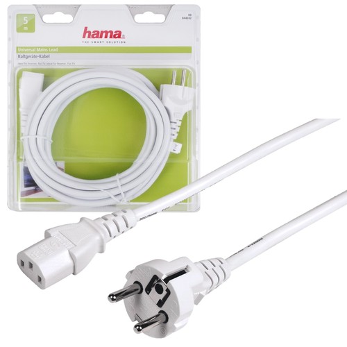 Hama kaltgeräte kabel - kaltgeräte-kabel, 5m